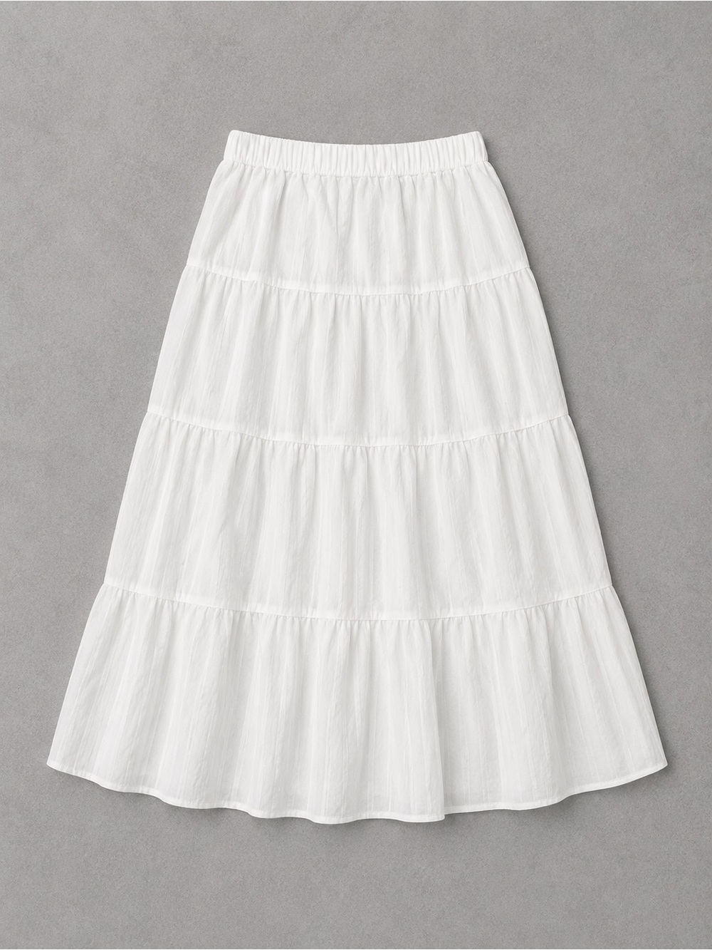 NWT - Derax Womens Boho Ruffle Maxi Skirt White Bridal Attire Bridal Outfit - Picture 4 of 4